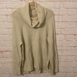 Kerisma wool/argyll blend cowl neck sweater